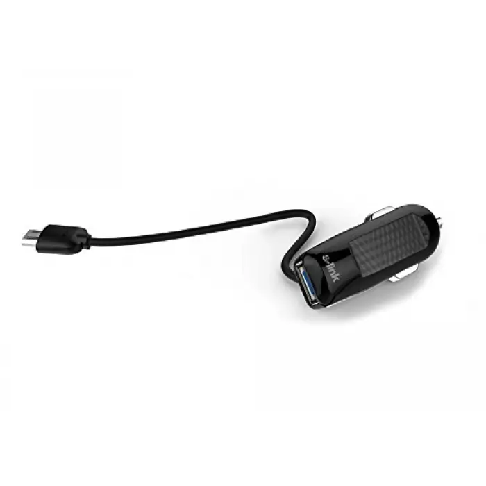 Slp-130 Pro 2100MA Çakmak USB ve Micro 5pin Araç Şarjı