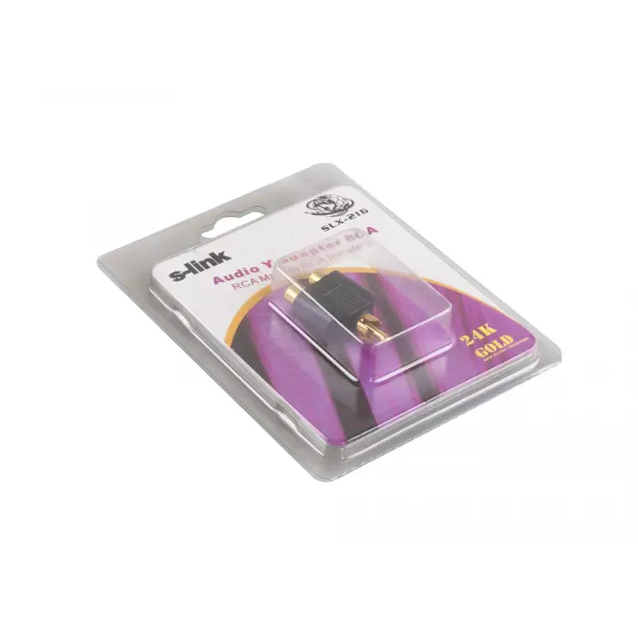 SLX-216 Audio Y- Adapter RCA Çevirici