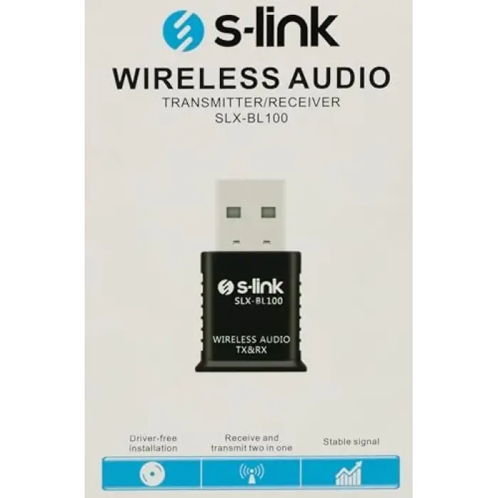SLX-BL100 2 in 1 Bluetooth Music 3.5 Jack Receiver/Transmitter