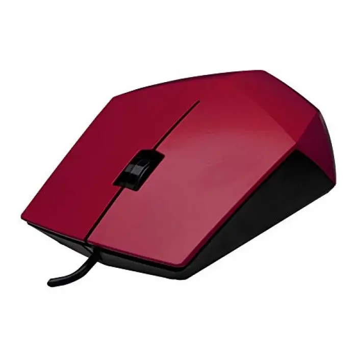SM-201 Usb Kırmızı 1200dpi Optik Kablolu Mouse