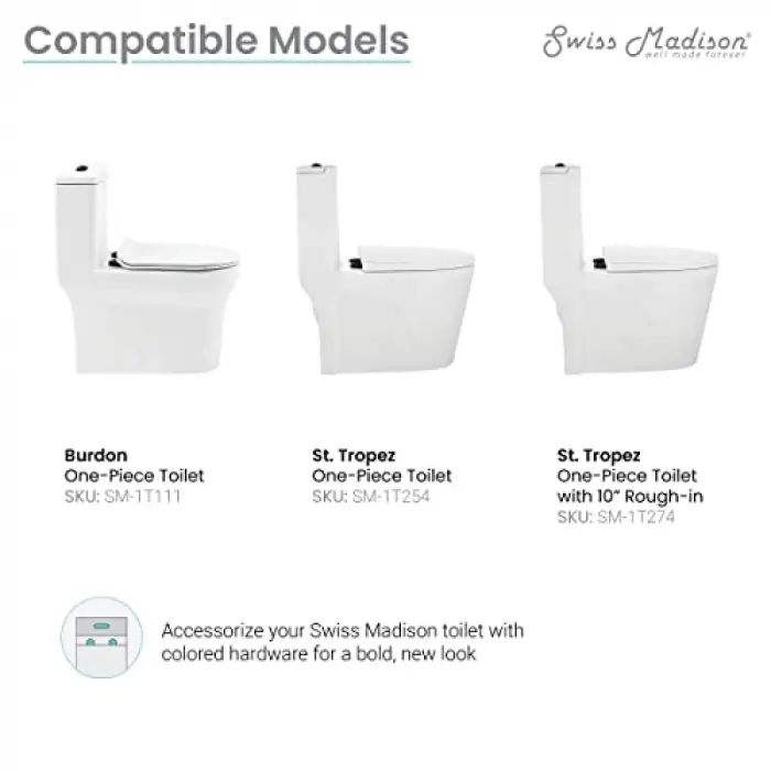 SM-CH04B Tuvalet Donanımı, Siyah (SM-1T254)