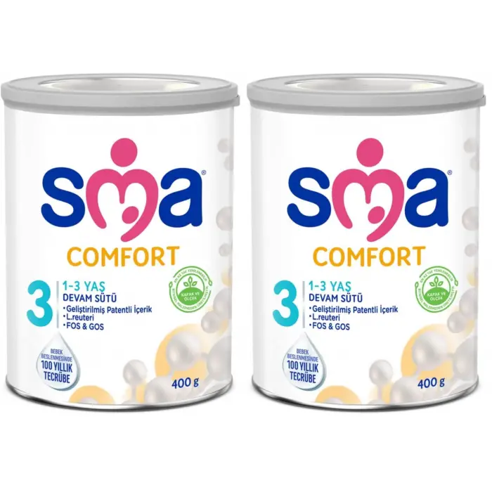 SMA Comfort 3 Devam Sütü (1-3 Yaş, 400 g)