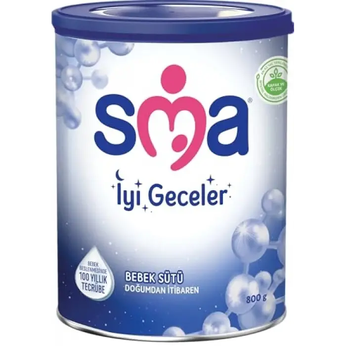 SMA İyi Geceler Bebek Sütü 0-12 Ay 800g
