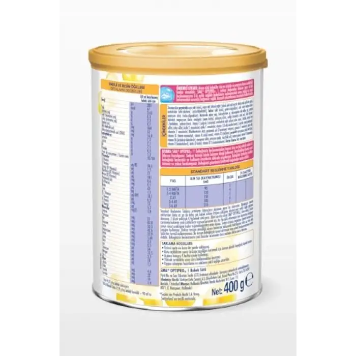 SMA Optipro 1 Bebek Sütü (0-6 Ay, 400 g)