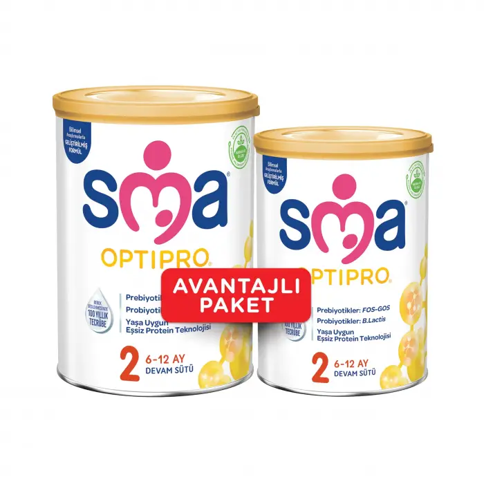 Sma Optipro 2 Devam Sütü 6-12 Ay, 400+800 g