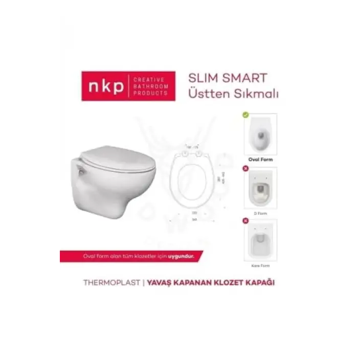 Smart Amortisörlü Klozet Kapağı