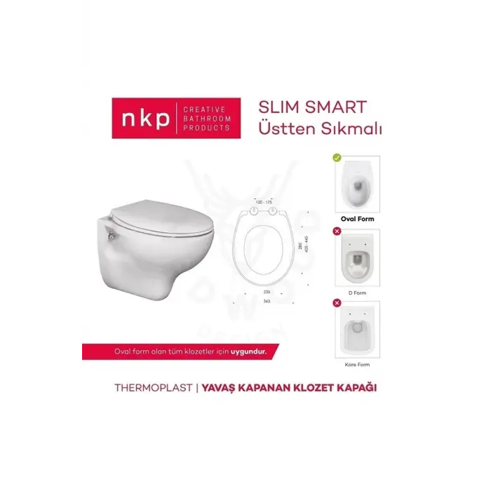 Smart Amortisörlü Klozet Kapağı