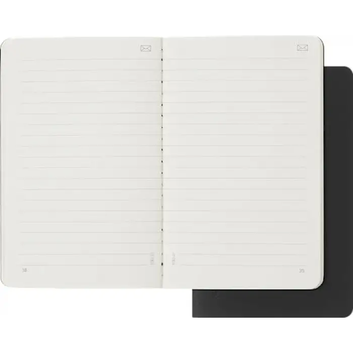 Smart Cahier Not Defteri 2li Set Cep Boy Siyah