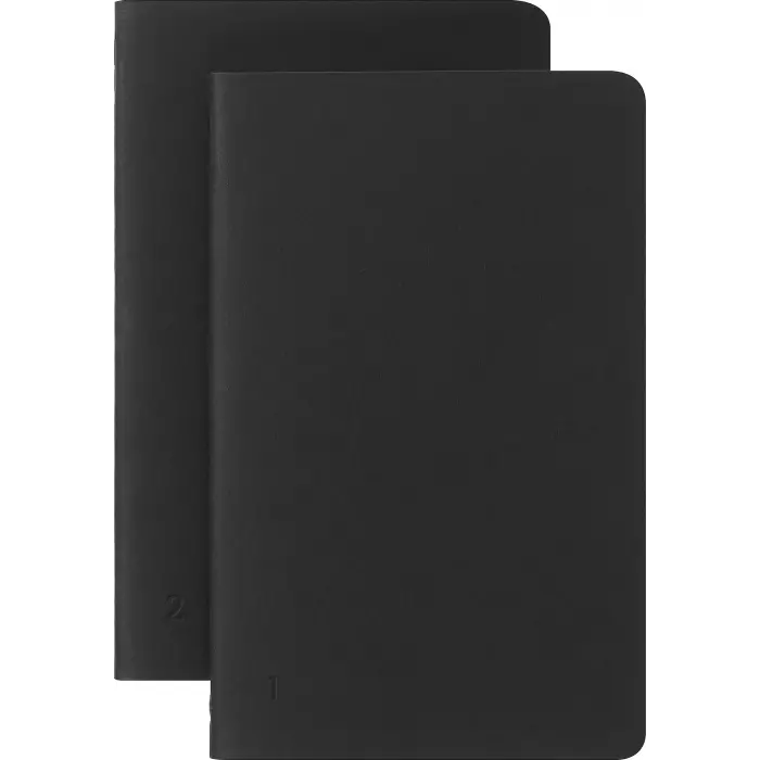 Smart Cahier Not Defteri 2li Set Cep Boy Siyah