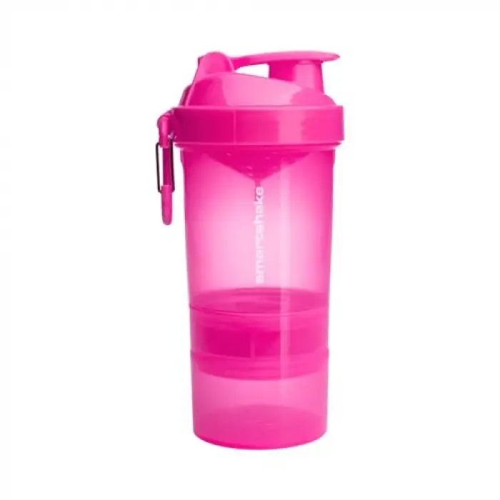 Smart Shake Original 2go Shaker, Neon Pembe, 600 ml