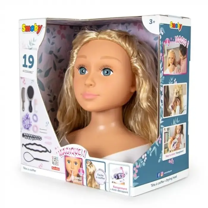 Smoby My Beauty saç şekillendirme başlığı Blond