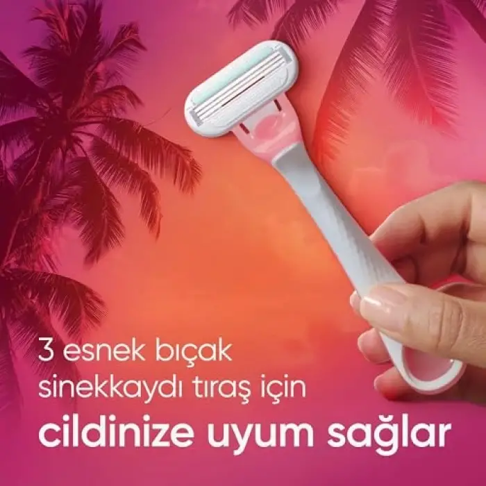 Smooth Miami Kadın Tıraş Bıçağı, 3lü
