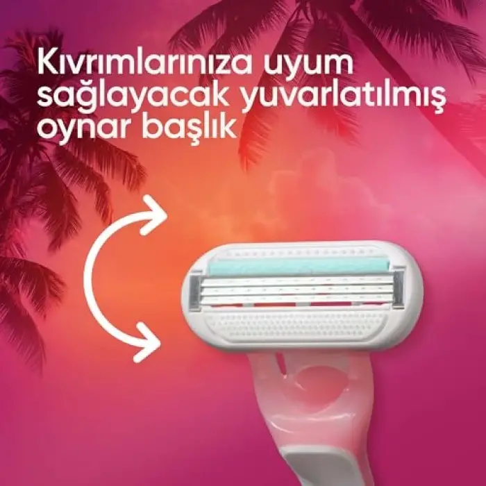 Smooth Miami Kadın Tıraş Bıçağı 4lü
