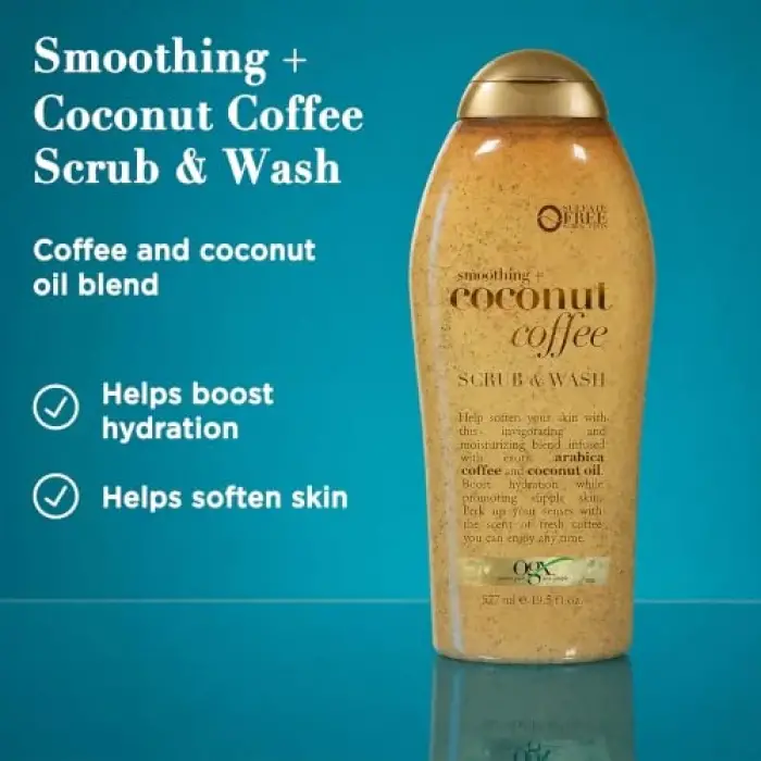 Smoothing Coconut Coffee Scrub & Wash 577ML