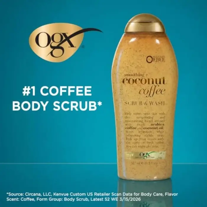 Smoothing Coconut Coffee Scrub & Wash 577ML