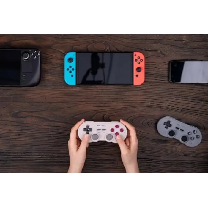 SN30 Pro Bluetooth Controller with Hall Effect Joysticks, Rumble Vibration, and Turbo Function, Compatible with Switch/Switch 2, PC, macOS, Android, Steam Deck & Raspberry Pi (G Classic)