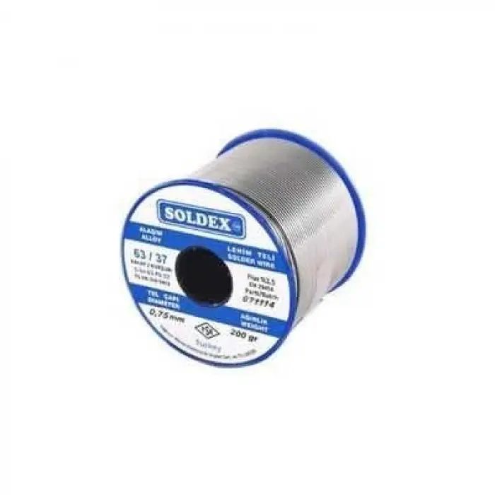 Sn63 Pb37 Lehim Teli, 0.75 mm 200 g
