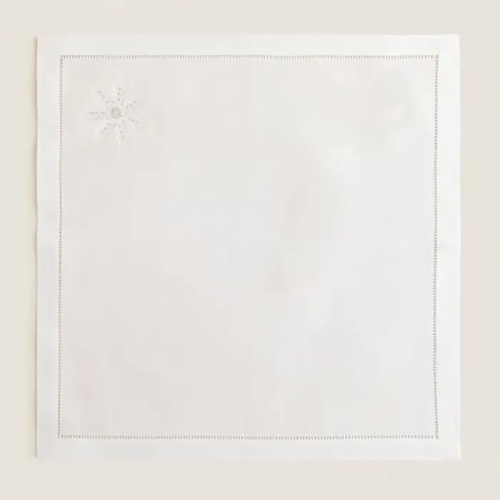 Snowflake Peçete 40x40 Cm Beyaz