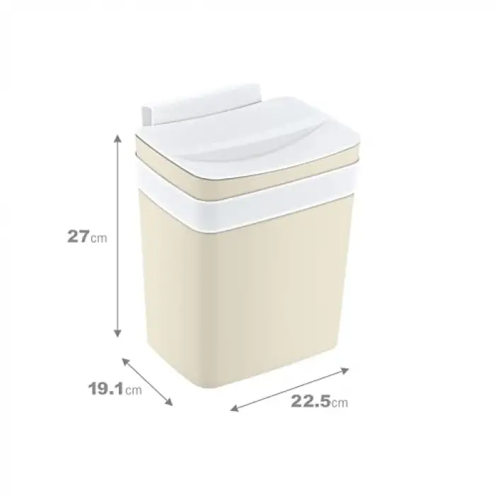 Soft Askılı Çöp Kutusu 8,5 L Latte