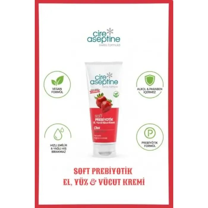 Soft Çilek Prebiyotikli Krem 75 ml