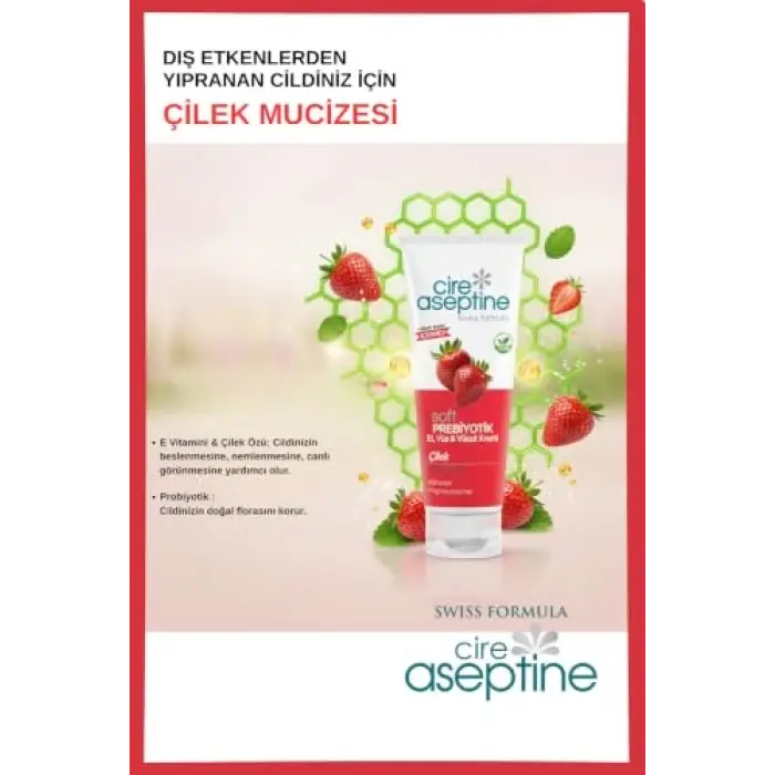 Soft Çilek Prebiyotikli Krem 75 ml