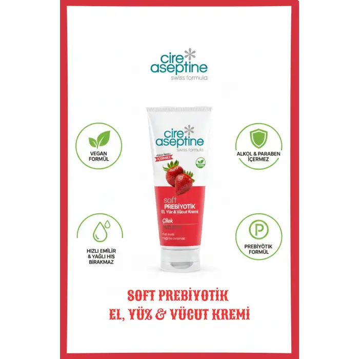 Soft Çilek Prebiyotikli Krem 75 ml