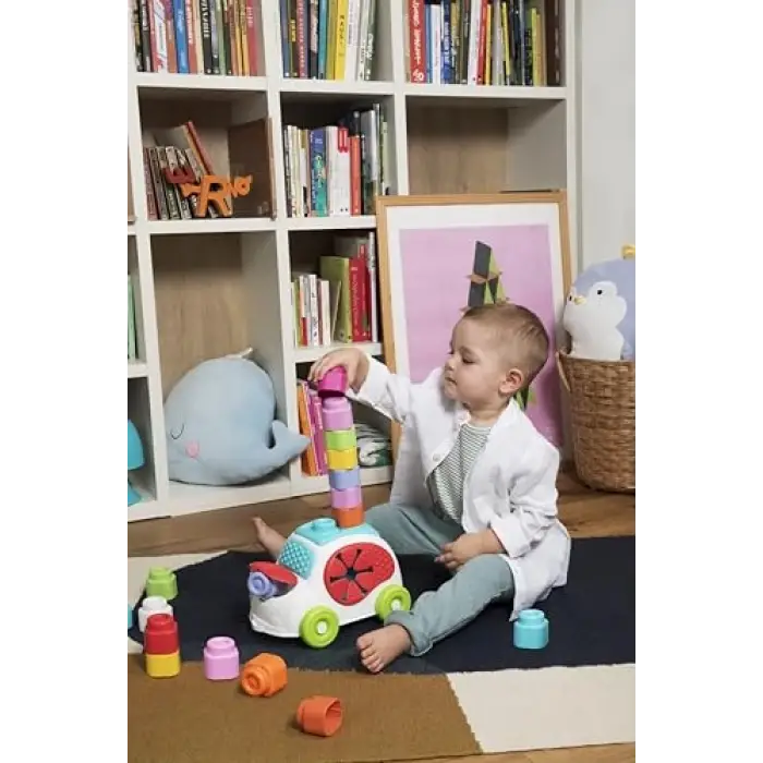 Soft Clemmy Yumuşak Blok Duyusal Araba Oyuncağı