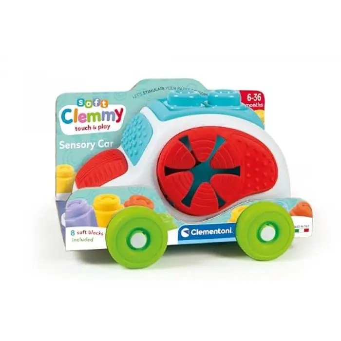 Soft Clemmy Yumuşak Blok Duyusal Araba Oyuncağı