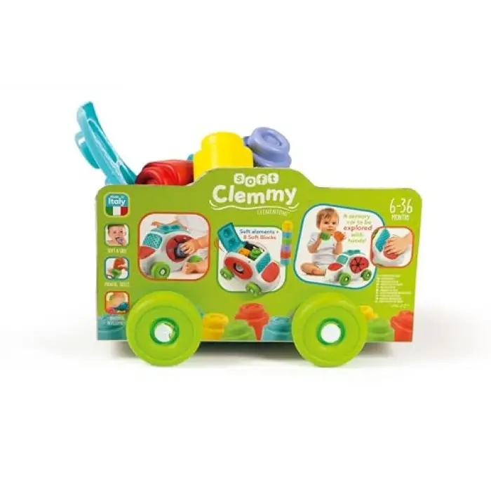 Soft Clemmy Yumuşak Blok Duyusal Araba Oyuncağı