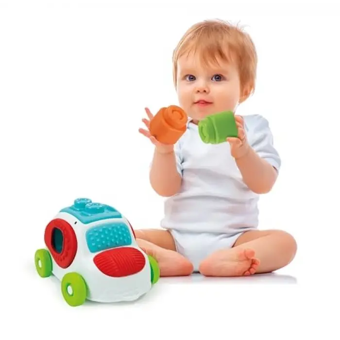 Soft Clemmy Yumuşak Blok Duyusal Araba Oyuncağı