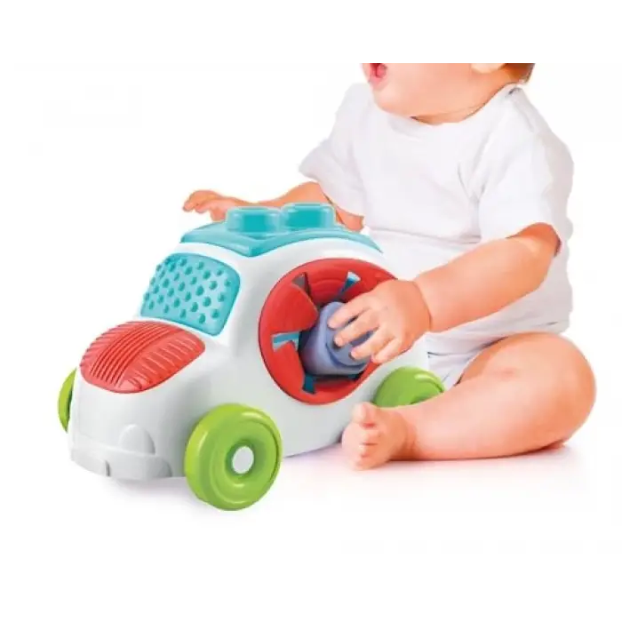 Soft Clemmy Yumuşak Blok Duyusal Araba Oyuncağı