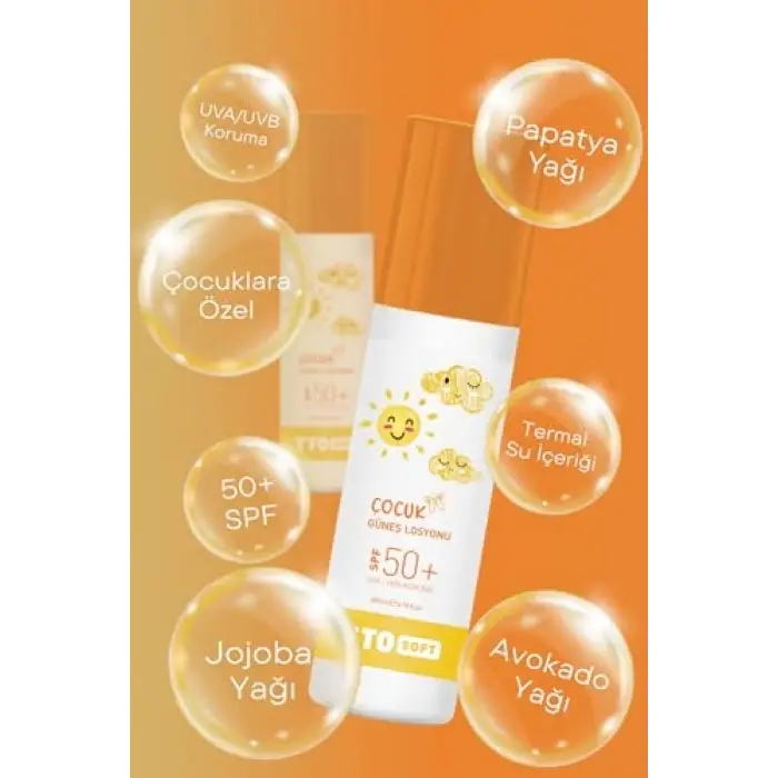 Soft Çocuk Güneş Losyonu 200 Ml