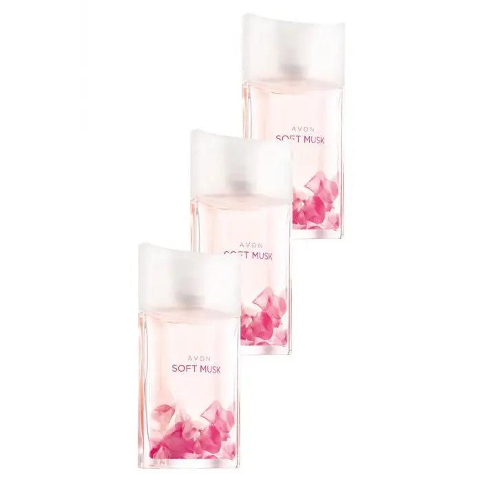 Soft Musk Kadın Parfüm Edt 50 Ml. 3lü Set