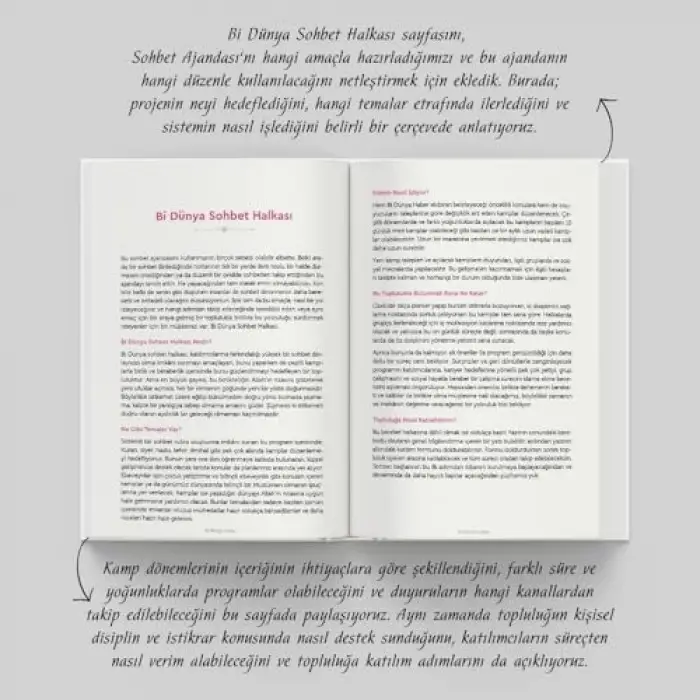 Sohbet Ajandası (Normal Seri) (Mor)