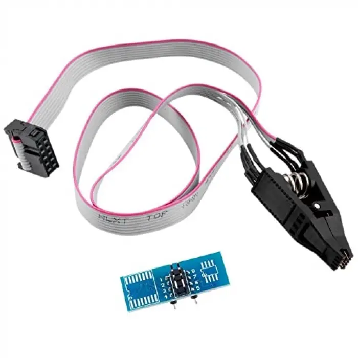 SOIC8 SOP8 to DIP8 Test Klips Eprom Flash Bios Programlama Mandalı Spı Iıc