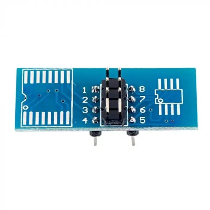 SOIC8 SOP8 to DIP8 Test Klips Eprom Flash Bios Programlama Mandalı Spı Iıc