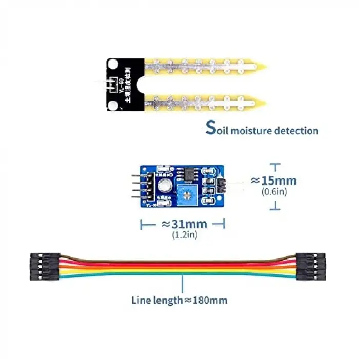 Soil Moisture Sensor toprak nem sensörü higrometre