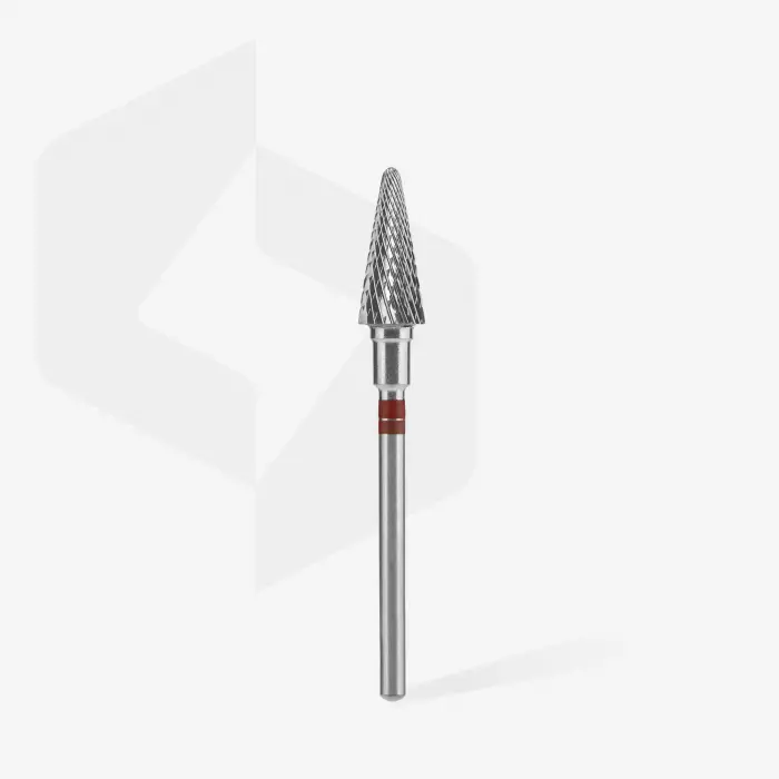 Sol El için Çelik Freze Ucu, Konik, Kırmızı, FT73R060/14