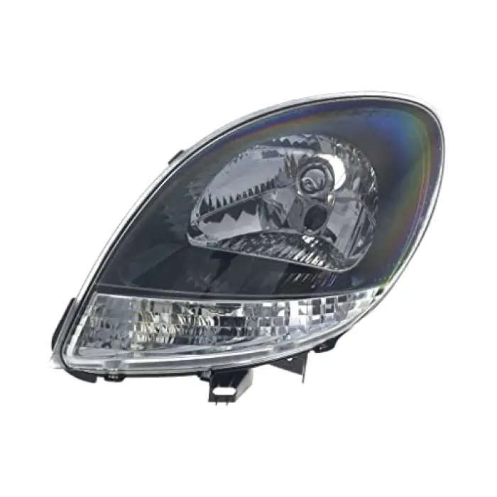 Sol Manuel Siyah Çerçeveli Far Renault Kangoo 2008-2009 202249
