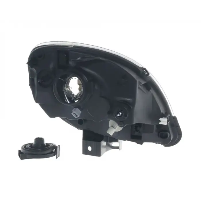 Sol Manuel Siyah Çerçeveli Far Renault Kangoo 2008-2009 202249