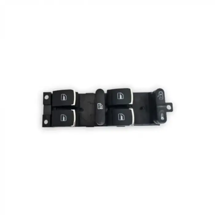 Sol Ön Kapı Cam Düğmesi, Kromlu, 1J4959857D, Seat Leon MK1 ile Uyumlu, 2000-2005