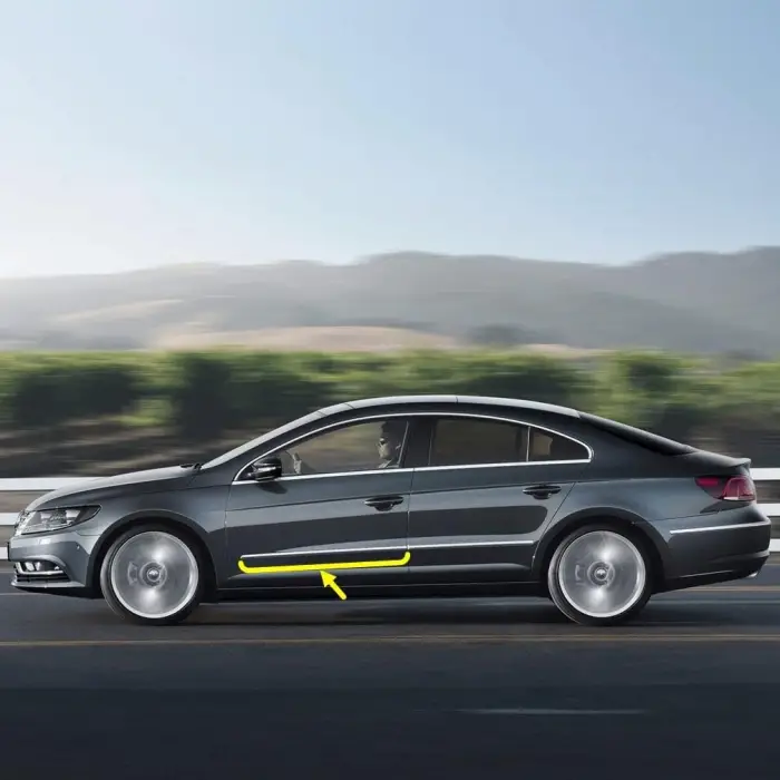 Sol Ön Kapı Çıtası Kromaj 3C8853071B VW Passat CC ile uyumlu 2013-2017