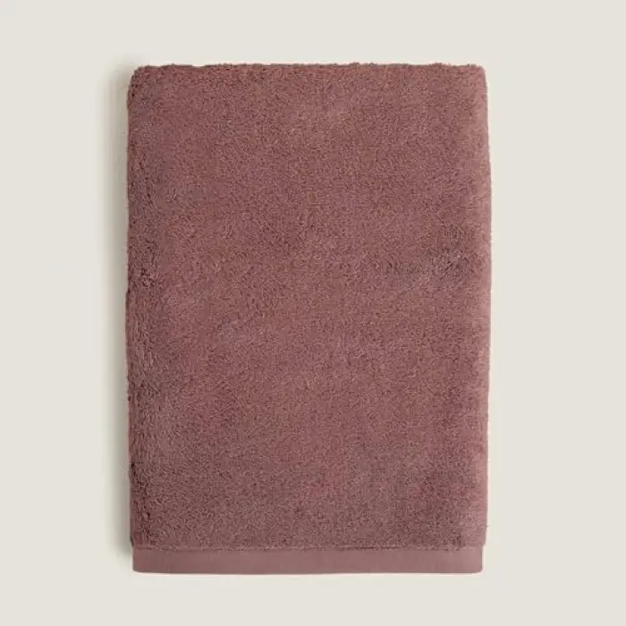Solıd Bambu Banyo Havlusu 85X150 Cm Küllü Gül