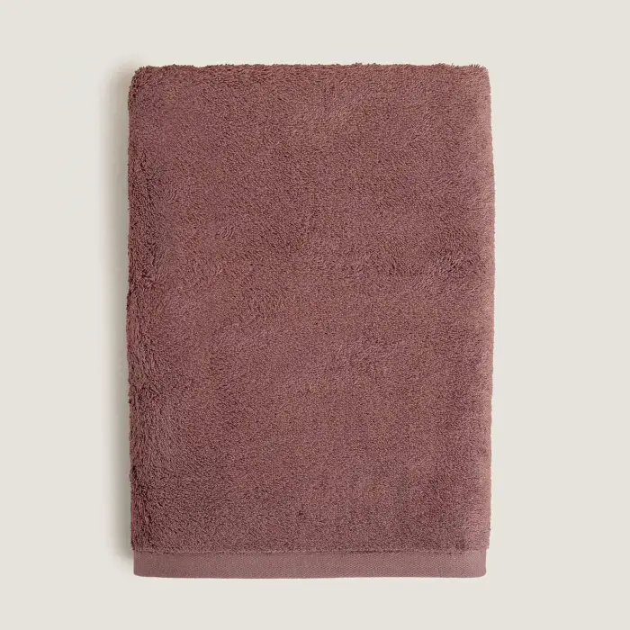 Solıd Bambu Banyo Havlusu 85X150 Cm Küllü Gül