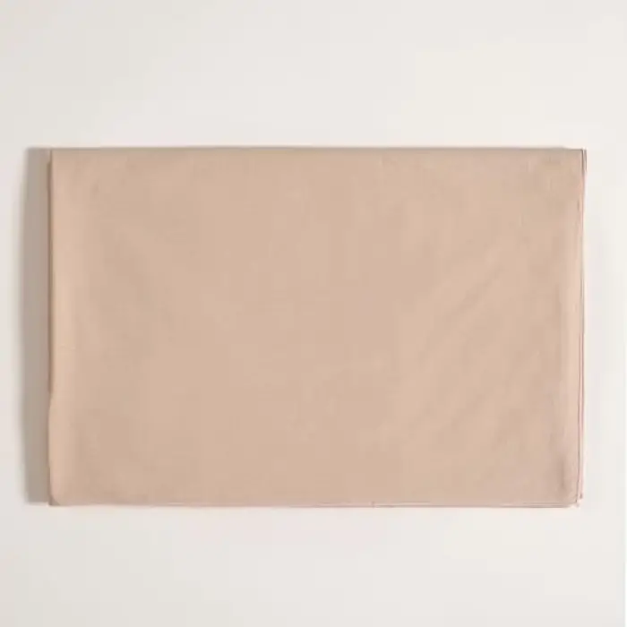 Solıd Kum Rengı Masa Örtüsü 160x320 Cm