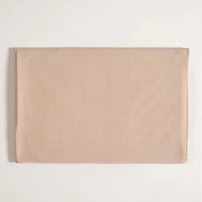 Solıd Kum Rengı Masa Örtüsü 160x320 Cm