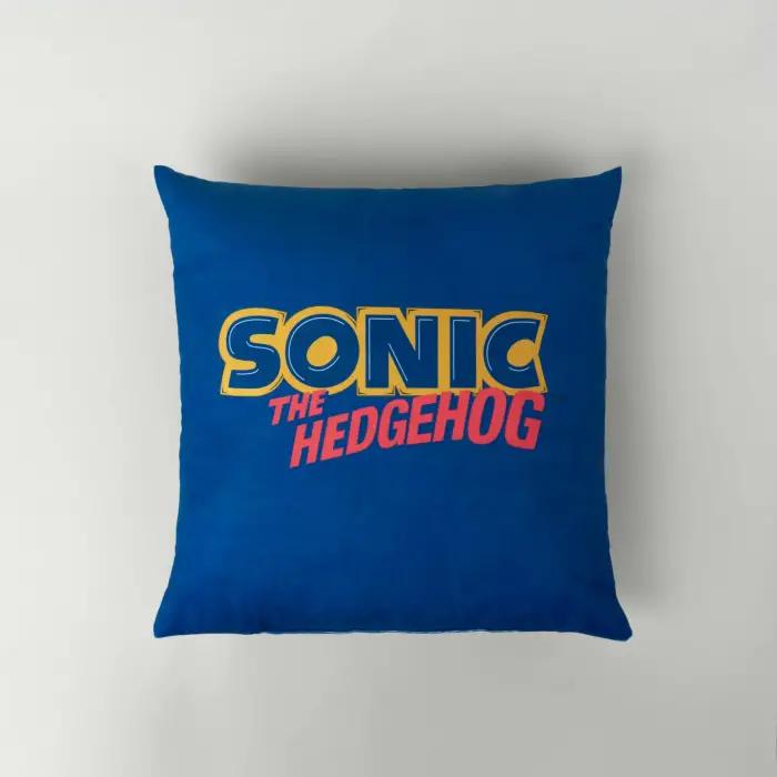 Sonic Classic Lisanslı Kırlent 40x40 cm