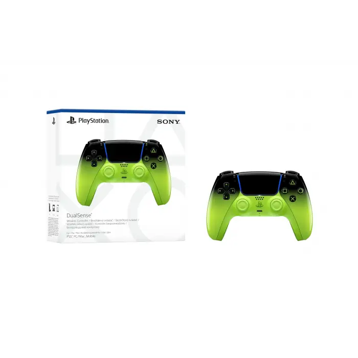 Sony 5 DualSense Wireless Controller Oyun Kolu; Remix Green (Bilkom, Resmi Distribütör Garantili)