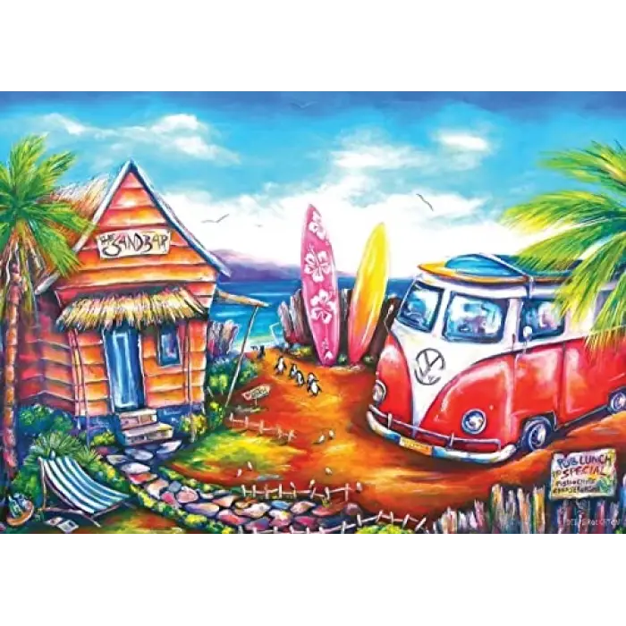 Sörf Kampı 260 Parça Puzzle