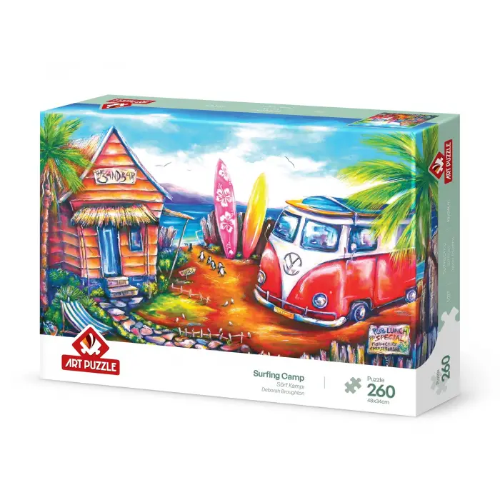 Sörf Kampı 260 Parça Puzzle